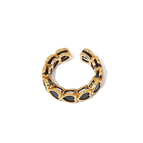 18K Gold Plated Love Heart-Shaped Ring - Mystic Edge
