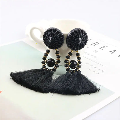 Bohemian Long Tassel Earrings Jewelry Accessories