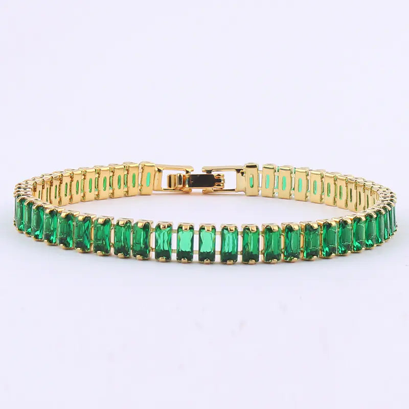 Green Zircon Women's Pull Bracelet Jewelry - Mystic Edge