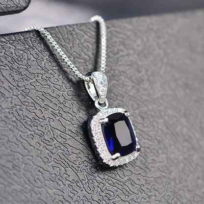 Square AAA Zircon Pendant Necklace for Women - Mystic Edge