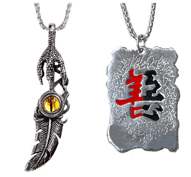Vintage Feather Pendant Necklace for Hip Hop Style - Mystic Edge