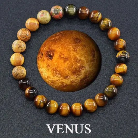 Fashion Jewelry Eight Planets Natural Stone Bracelet