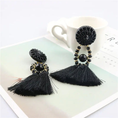 Bohemian Long Tassel Earrings Jewelry Accessories