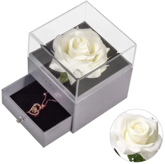 Valentine Eternal Rose Jewelry Gift Box