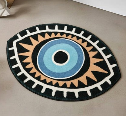 Good Energy Rug with Greek Eye Design (One Piece)