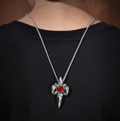 Vintage Feather Pendant Necklace for Hip Hop Style - Mystic Edge