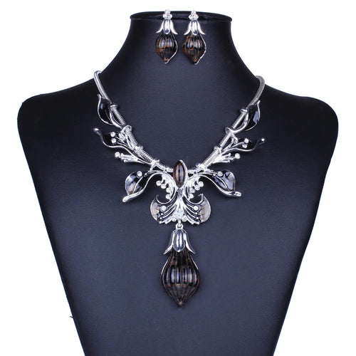 European Style Dripping Oil Bridal Jewelry Set - Mystic Edge