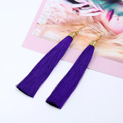 Tassel Earrings - Long Dangle Jewelry