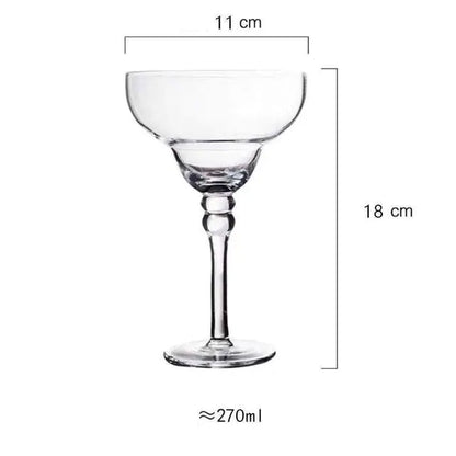 Handmade Colorful Margarita Wine Glasses for Parties