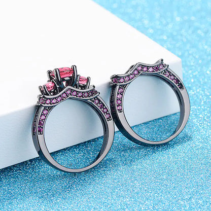 Stainless Steel Ring, Supreme Magic Ring, Black Gold Set - Mystic Edge