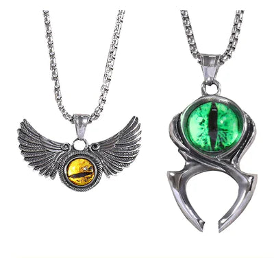 Vintage Feather Pendant Necklace for Hip Hop Style - Mystic Edge
