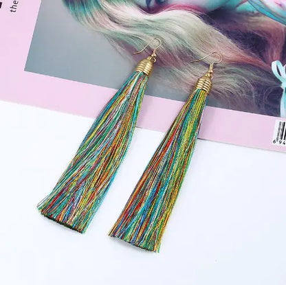 Tassel Earrings - Long Dangle Jewelry