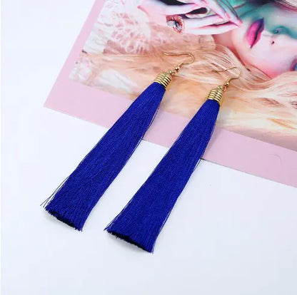 Tassel Earrings - Long Dangle Jewelry
