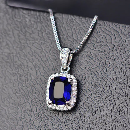 Square AAA Zircon Pendant Necklace for Women - Mystic Edge