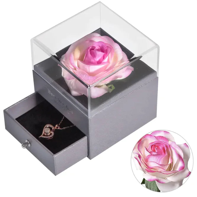 Valentine Eternal Rose Jewelry Gift Box