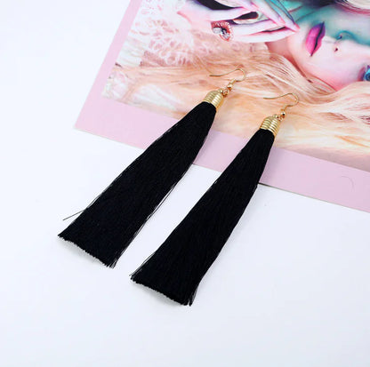 Tassel Earrings - Long Dangle Jewelry