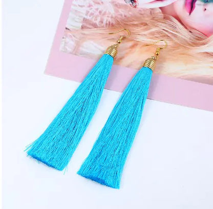 Tassel Earrings - Long Dangle Jewelry
