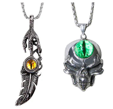 Vintage Feather Pendant Necklace for Hip Hop Style - Mystic Edge