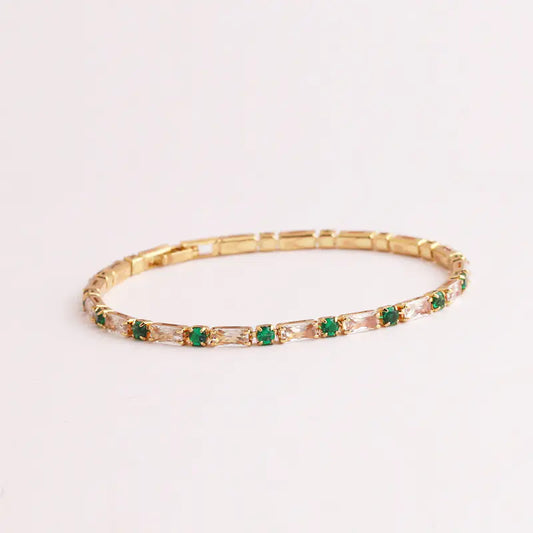 Green Zircon Women's Pull Bracelet Jewelry - Mystic Edge