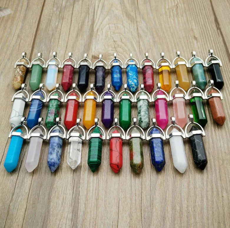 Crystal Jewelry, Natural Agate Star Pendant Necklace
