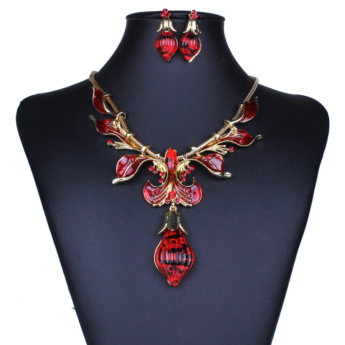 European Style Dripping Oil Bridal Jewelry Set - Mystic Edge