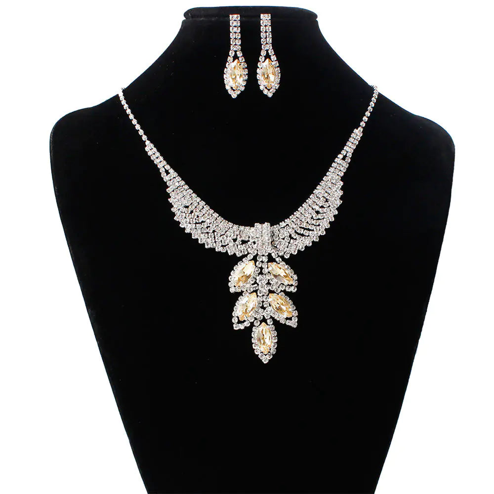 Bridal Jewelry Set - Necklace & Earrings - Mystic Edge