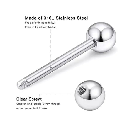 Popular Body Jewelry Piercing Barbell - 316 Stainless Steel