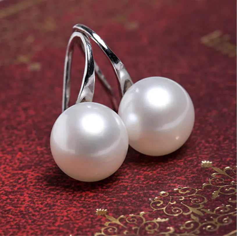 Chic Pearl Stud Earrings with Luxury Gift Box - Mystic Edge