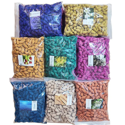Premium Natural Backflow Incense Cones (120+ Piece Mega-Value Pack)