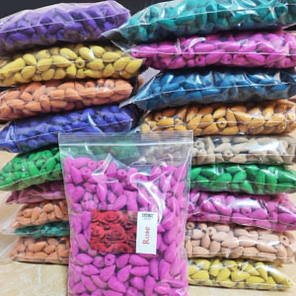 Premium Natural Backflow Incense Cones (120+ Piece Mega-Value Pack)