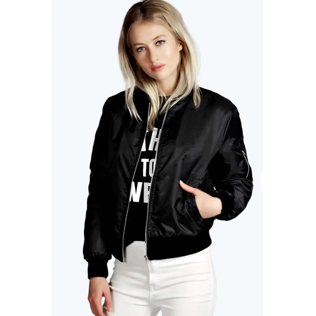 Trendy Short Zip Top with Jacket for Women - Mystic Edge