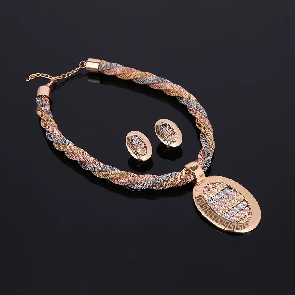 Bridal Jewelry Set - 4 Piece Necklace and Earrings