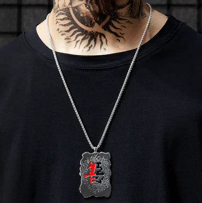 Vintage Feather Pendant Necklace for Hip Hop Style - Mystic Edge