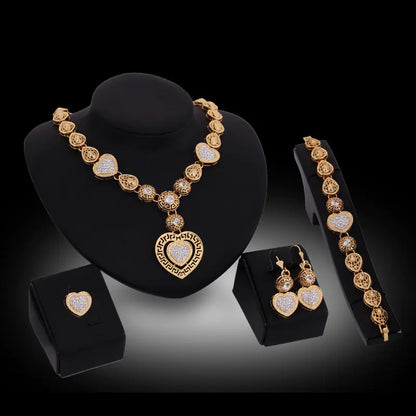 Classic Alloy Jewelry Set for Brides and Parties