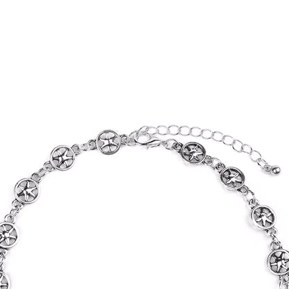 Stylish Hollow Hexagon Star Minimalist Alloy Necklace - Mystic Edge