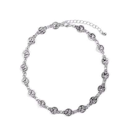 Stylish Hollow Hexagon Star Minimalist Alloy Necklace - Mystic Edge
