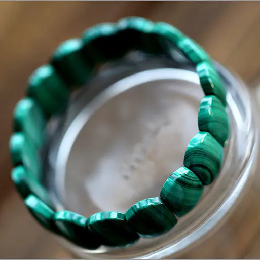 Natural Malachite Hand Row Jewelry for Women
