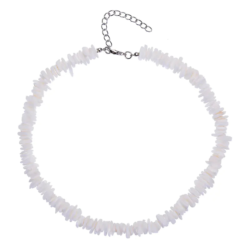 Cross-Border Jewelry White Shell Necklace Set
