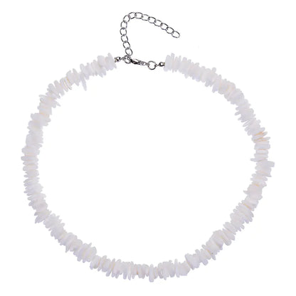 Cross-Border Jewelry White Shell Necklace Set