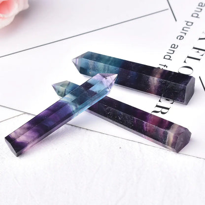 Natural Crystal Fluorite Raw Stone Office Decor Piece