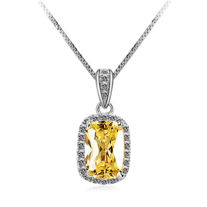 Square AAA Zircon Pendant Necklace for Women - Mystic Edge