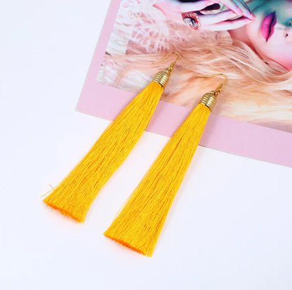 Tassel Earrings - Long Dangle Jewelry