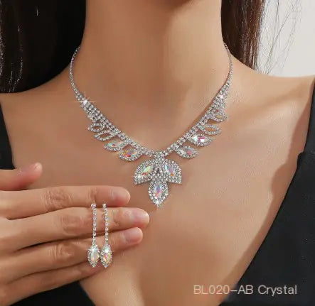 Bridal Jewelry Set - Necklace & Earrings - Mystic Edge