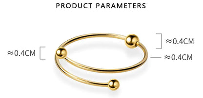 Adjustable S925 Silver Ring with Light Pearl Design - Mystic Edge
