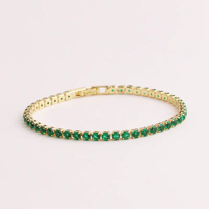 Green Zircon Women's Pull Bracelet Jewelry - Mystic Edge