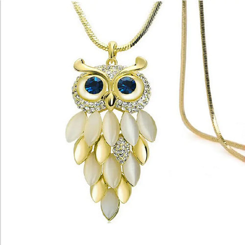 Owl Sweater Necklace, European Style Jewelry