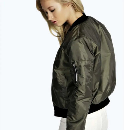 Trendy Short Zip Top with Jacket for Women - Mystic Edge