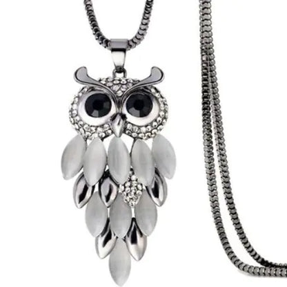 Owl Sweater Necklace, European Style Jewelry