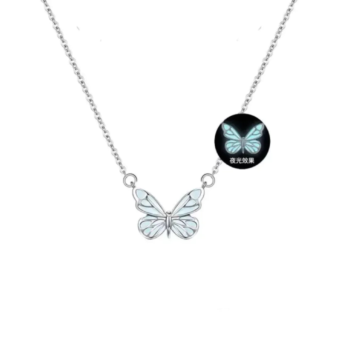 Glow-in-the-Dark Butterfly Jewelry Set - Mystic Edge