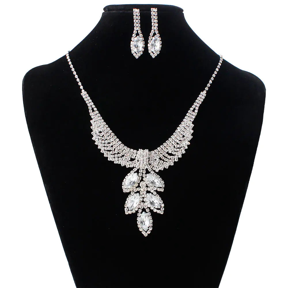 Bridal Jewelry Set - Necklace & Earrings - Mystic Edge